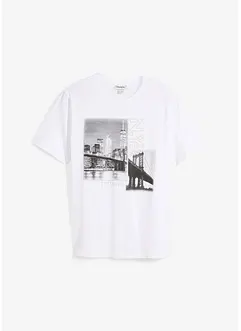 T-shirt i ren ekologisk bomull, bonprix