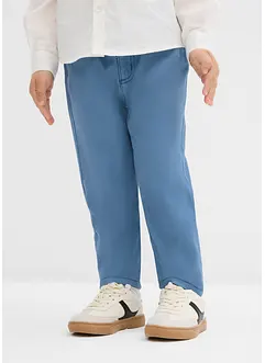 Regular Fit dra på-byxa i ren bomull, Straight, bonprix