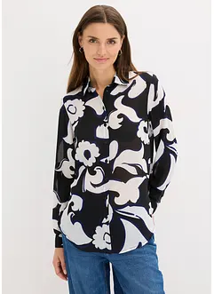 Mönstrad blus, bonprix