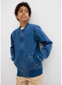 Jeansjacka i blusmaterial, bonprix