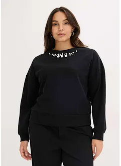 Oversizesweatshirt av bomull, bonprix