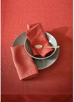 Linneservetter (2-pack), bonprix