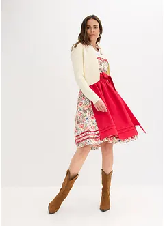 Dirndl med broderat förkläde (2 delar), bonprix