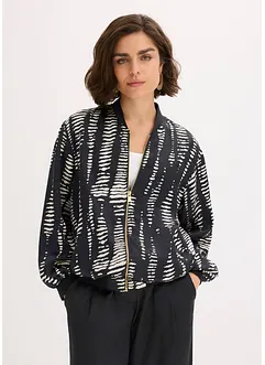 Blusjacka av satin med mjukt fall, bonprix