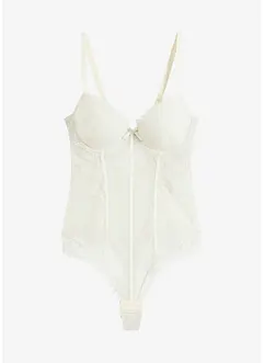 Stringbody med stretchig spets, bonprix