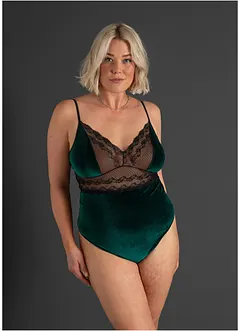 Sammetsbody ouvert, bonprix