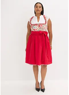 Dirndl med broderat förkläde (2 delar), bonprix