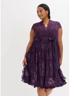 Dirndl med broderi och sammetskjol (2 delar), bonprix