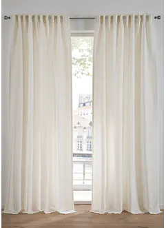 Gardinlängd med ränder och återvunnen polyester (1-pack), bonprix