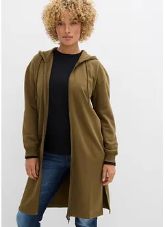 Extra lång munkjacka med slits i sidorna, bonprix