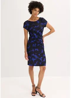 Jerseyklänning i återvunnen polyester, bonprix