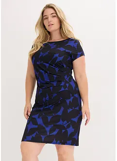 Jerseyklänning i återvunnen polyester, bonprix