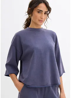 Oversized sweatshirt av mjuk bomullsmix, bonprix