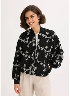 Blusjacka med broderi, bonprix
