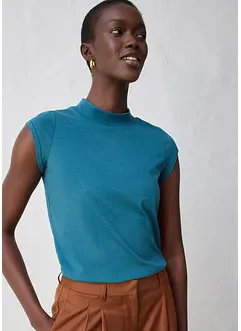 Topp med silke, bonprix