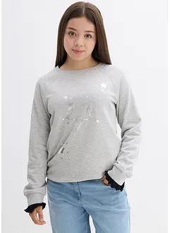 Sweatshirt i ren bomull, bonprix