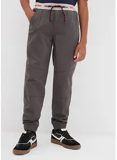 Byxa med värmande jerseyfoder för barn, ledig passform, bonprix