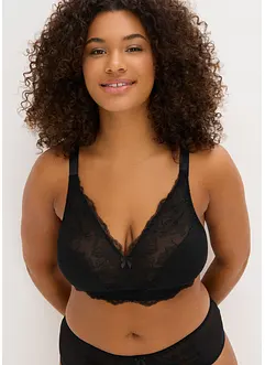 Bralette med broderi, bonprix