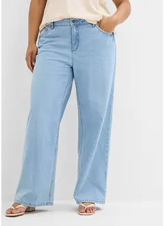 Loose Straight Jeans Mid Waist, bonprix