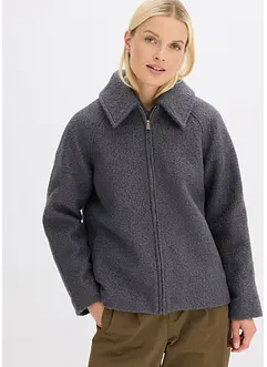 Blusjacka i mjuk bouclé, bonprix