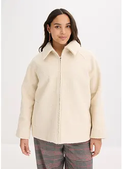 Blusjacka i mjuk bouclé, bonprix