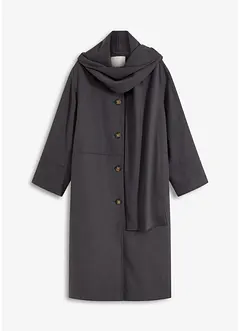Oversizekappa med två diskreta fickor i sömmen, bonprix