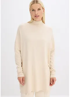 Tröja med poncholook i mjuk viskosmix, bonprix