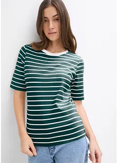 T-shirt av tjock ekologisk bomull, bonprix