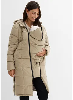 Mammatäckkappa med återvunnen polyester och babyficka, bonprix