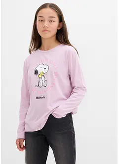 Långärmad topp med Snobben, av ren bomull, Peanuts