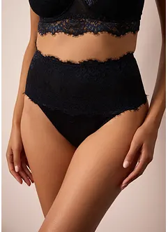 Stringtrosa med spets och medelhög formande effekt, bonprix