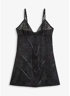 Klänning av spets med dragkedja, bonprix