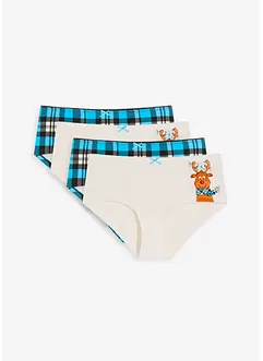 Maxiboxertrosa med bomull (4-pack), bonprix