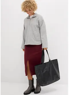 Tröja i oversizemodell med yllelook, bonprix