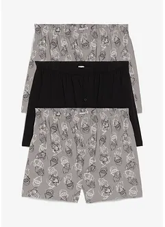 Boxershorts  med ekologisk bomull (3-pack) vid modell, bonprix
