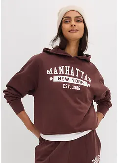 Oversizehoodie av ren bomull, bonprix