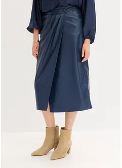 Omlottkjol av skinnimitation, bonprix