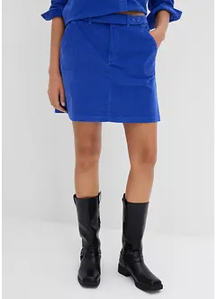 Kort manchesterkjol, bonprix