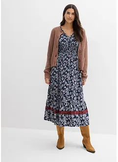 Maxiklänning i följsam viskos, bonprix