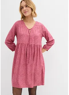 Tunikaklänning av mjuk viskos, bonprix