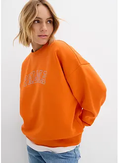 Oversized sweatshirt av bomullsmix, bonprix