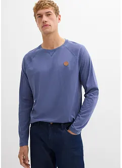 Långärmad tröja av ekologisk bomull (2-pack), bonprix