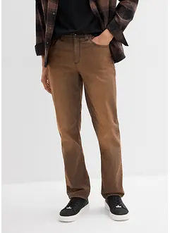 Lätta stretchiga jeans med Classic Fit och skön midja samt Vintage-tvättning, bonprix