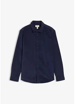 Stretchig manchesterskjorta med mjuk ekologisk bomull, bonprix