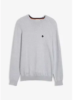 Finstickad tröja med återvunnen bomull, bonprix