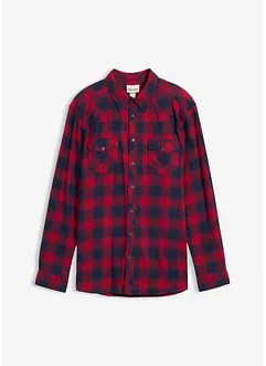 Flanellskjorta av ren bomull, bonprix