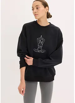 Fodrad funktionssweatshirt i snabbtorkande material, bonprix