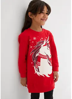 Trikåklänning i bomull, bonprix