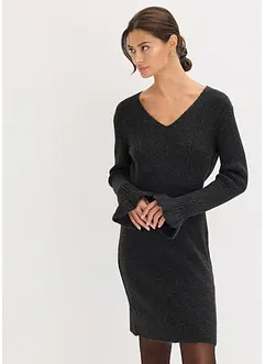 Stickad klänning, bonprix