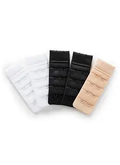 BH-bandsförlängare (5-pack), med 2 hakar och hyskor, bonprix